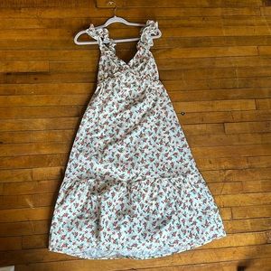 Ruffle floral dress